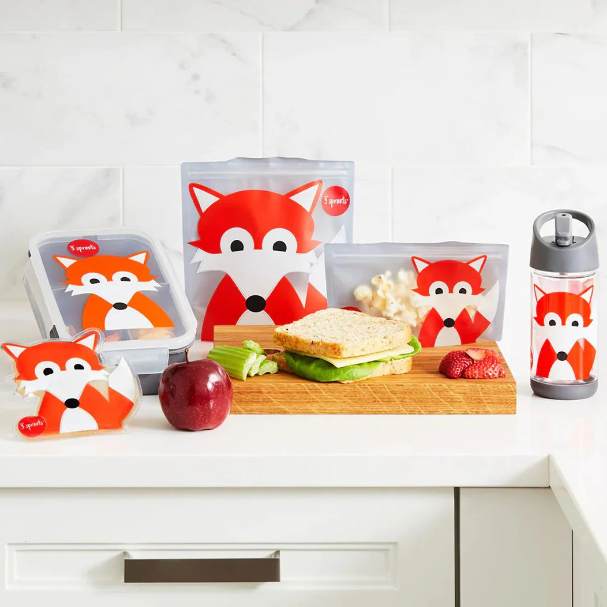 3 Sprouts Reusable Snack Bag - Image 13