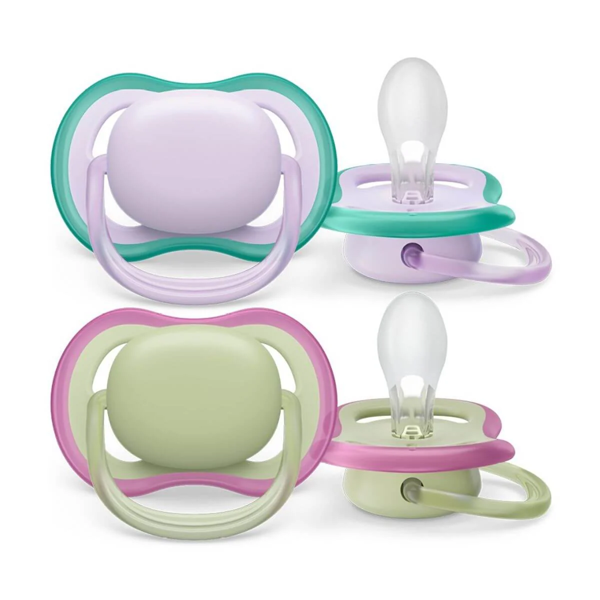 Avent Ultra Air Plain Soother - 2 Pack (Assorted) - Image 3
