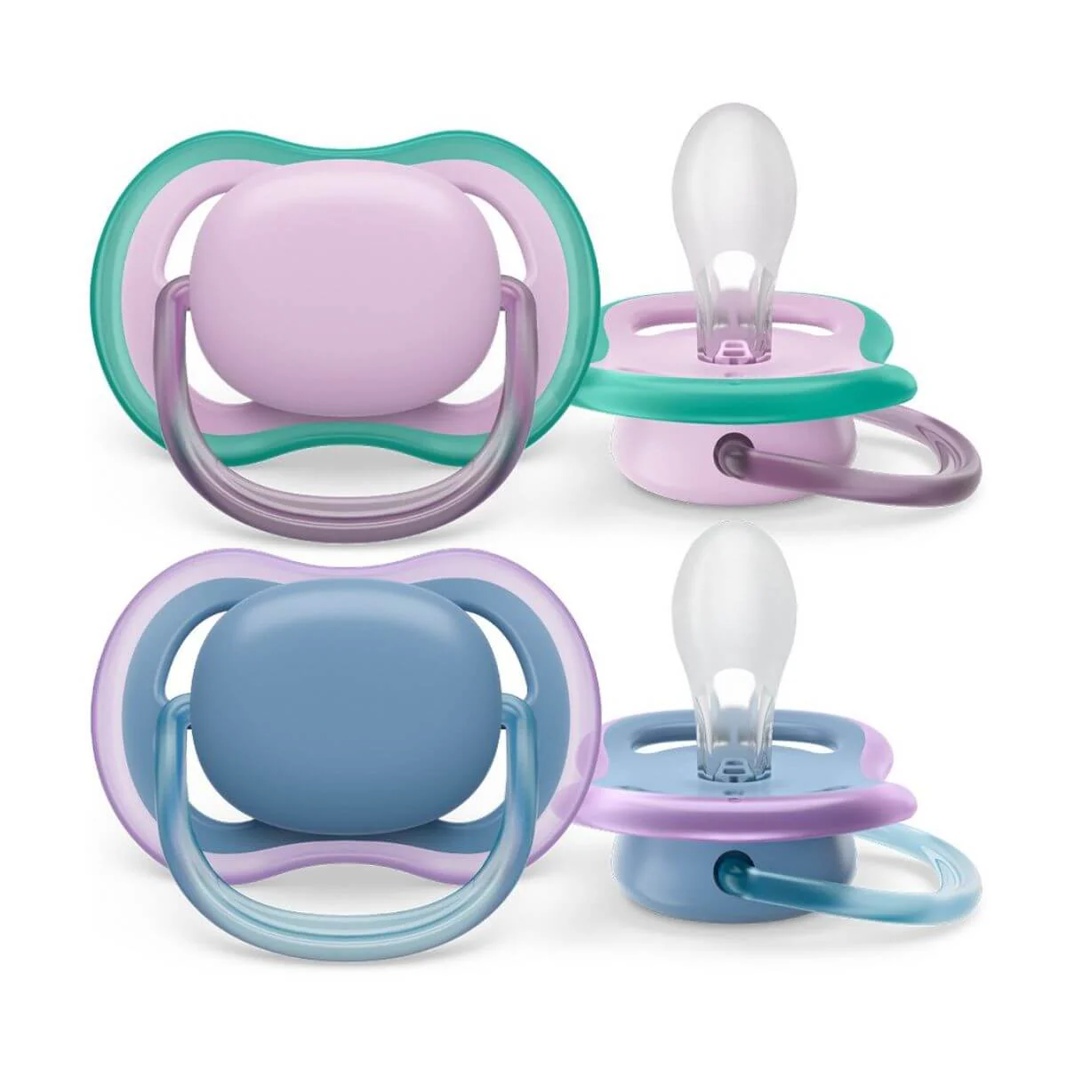 Avent Ultra Air Plain Soother - 2 Pack (Assorted) - Image 7