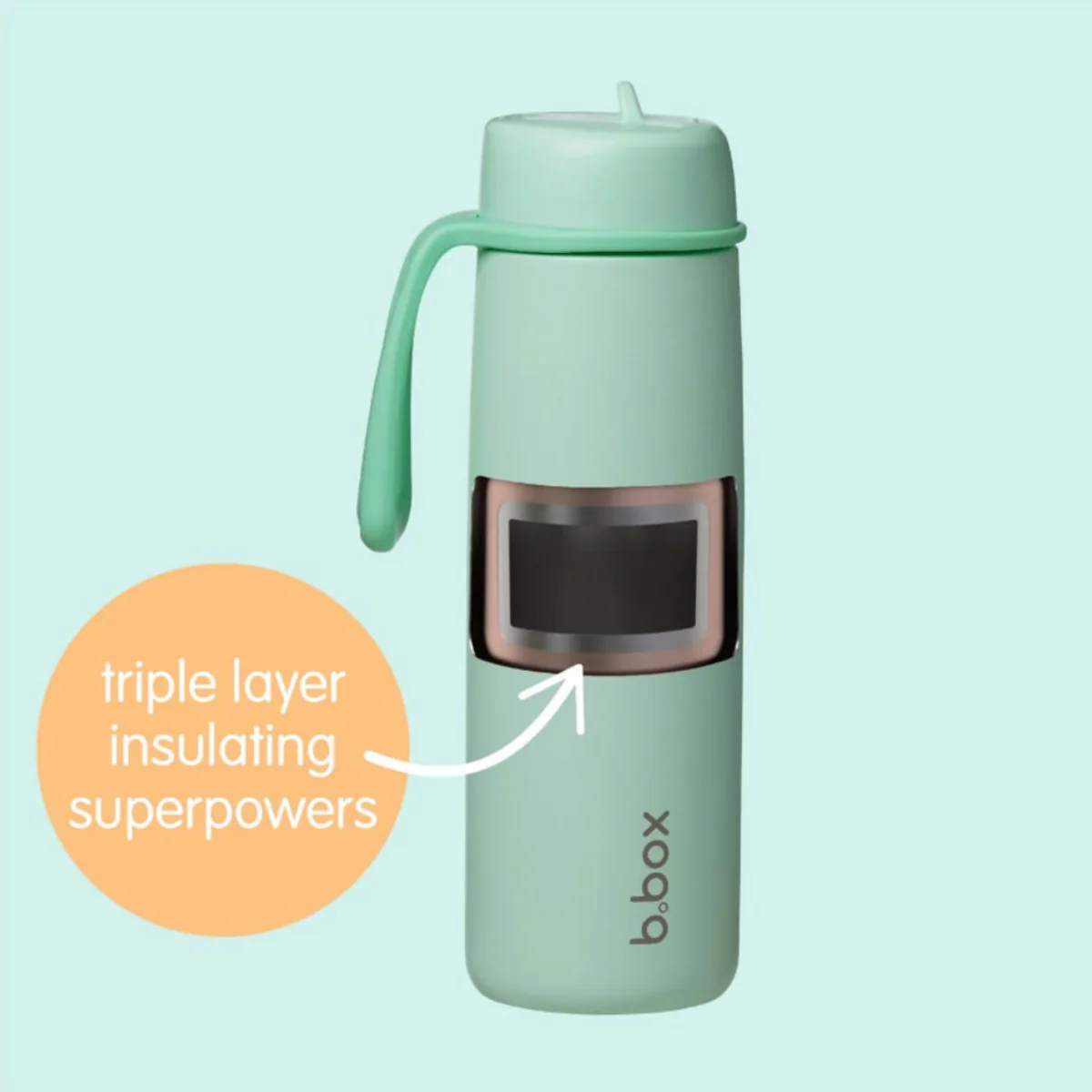 b.box Insulated Flip Top Bottle 690ml - Image 4