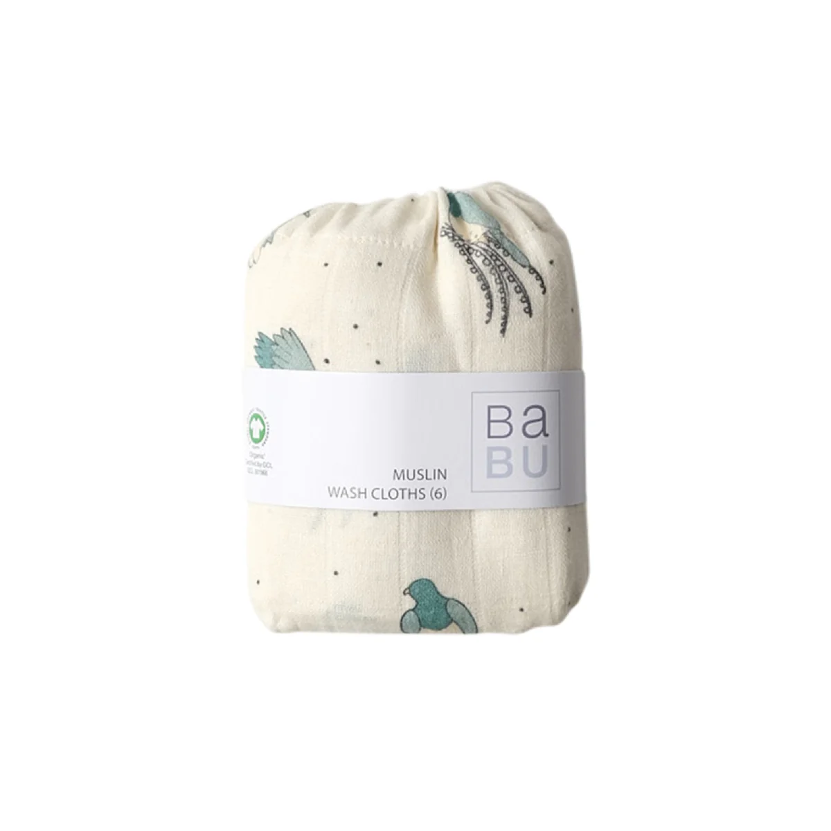 Babu Muslin Wash Cloth Set - Image 4