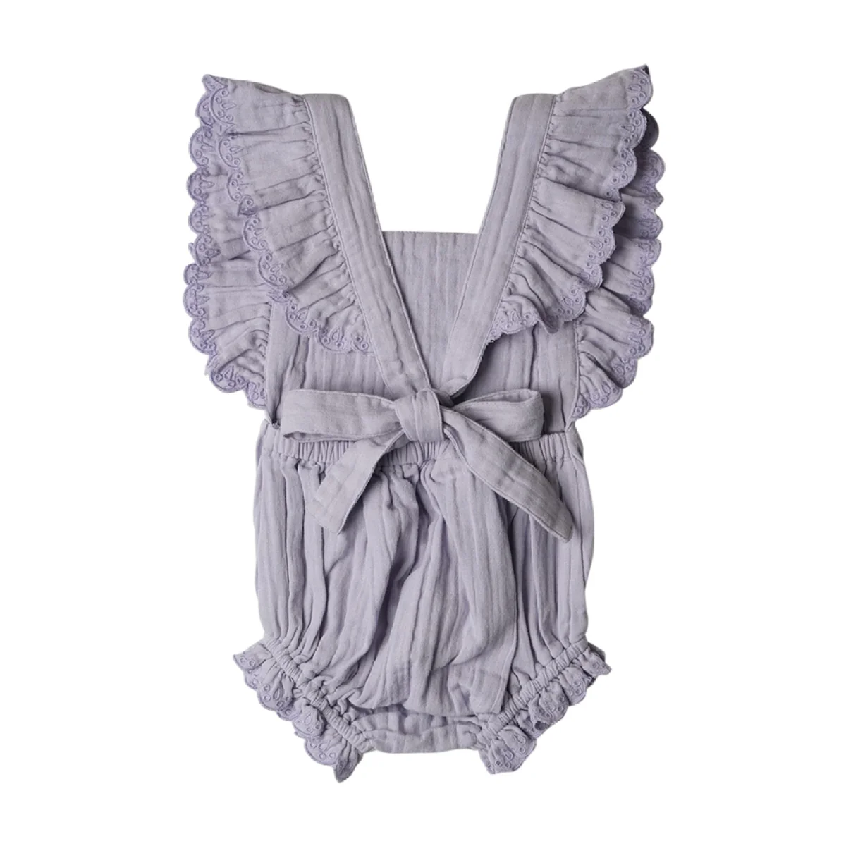 Babu Organic Muslin Embroidered Bodysuit Evelyn - Image 2