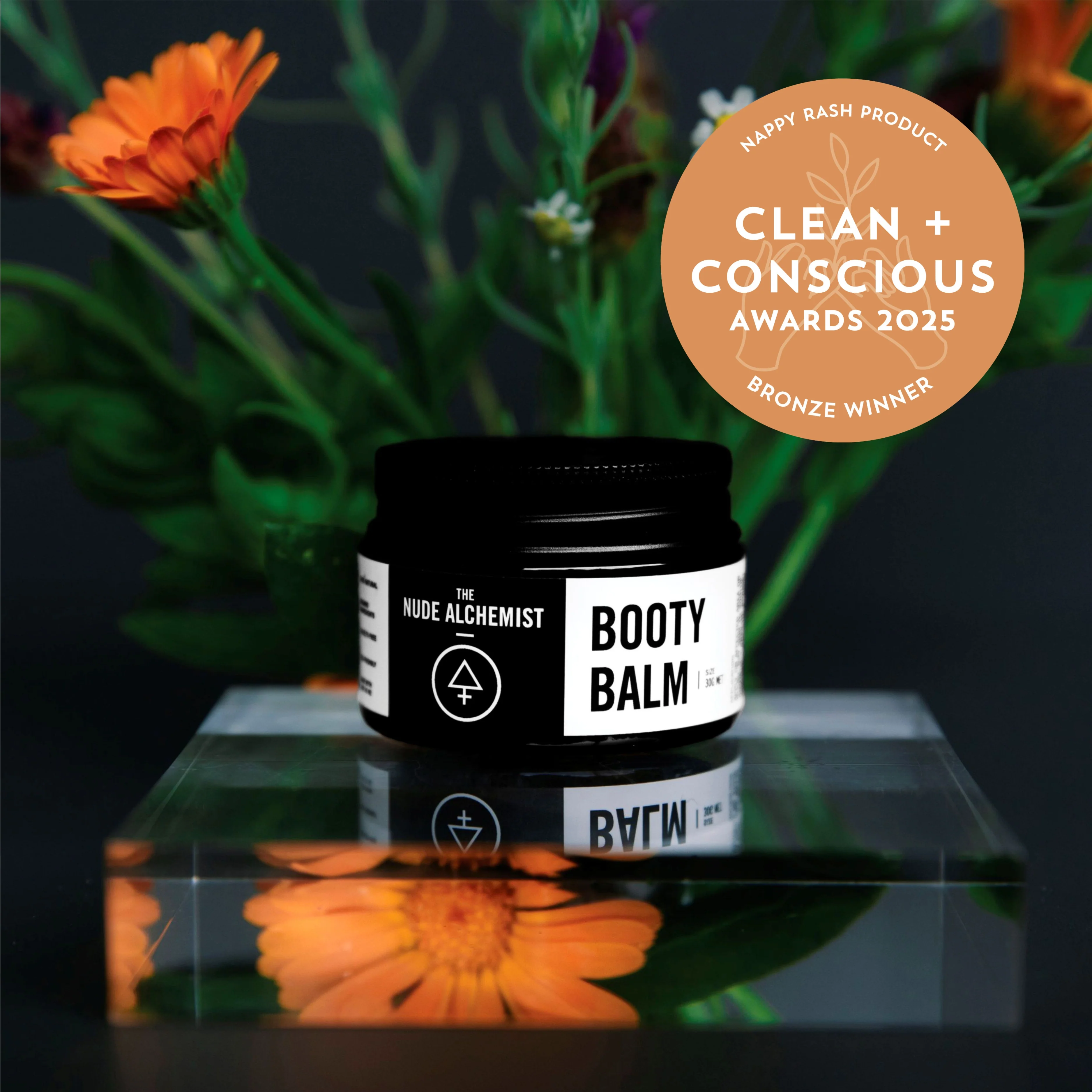 The Nude Alchemist Booty Balm Jar 30g