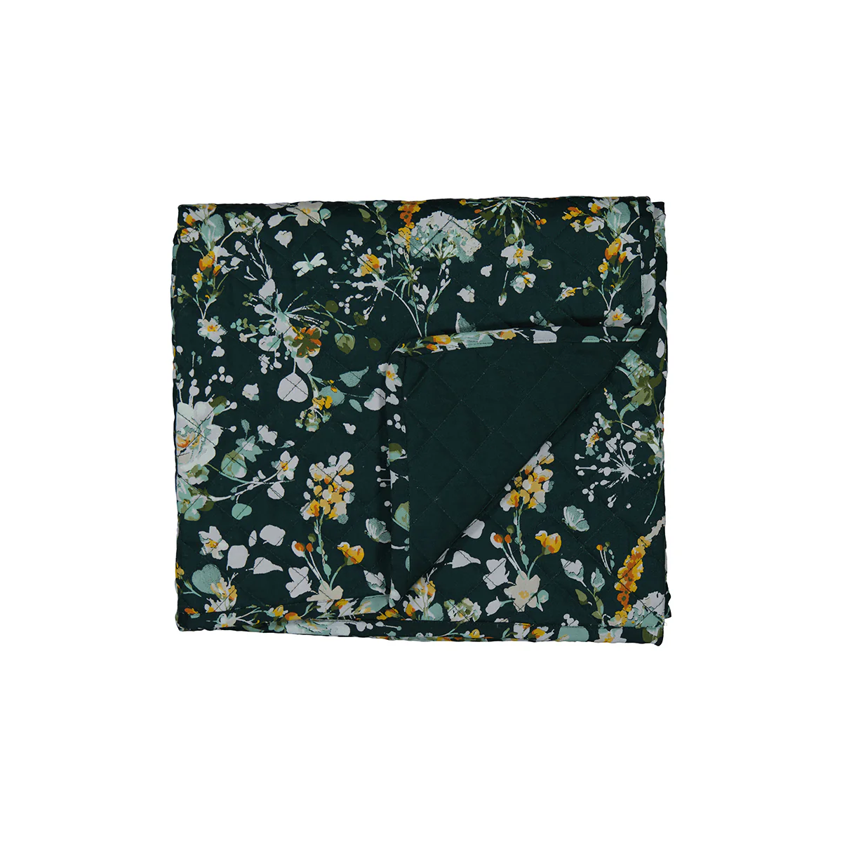 Burrow and Be Baby Cot Quilt/Play Mat-Green Spring Melody