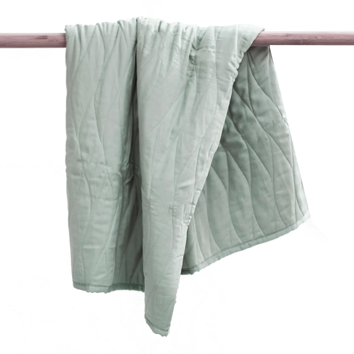 Burrow and Be Baby Cot Quilt/Play Mat-Sage