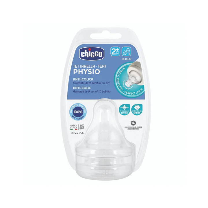 Chicco Perfect 5 Teat 2m+ - 2 Pack - Image 2