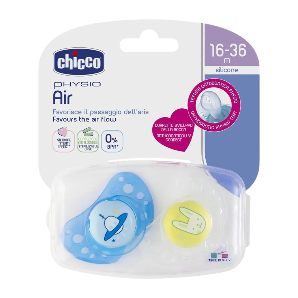 Chicco Physio Air Soother 16-36m - 2 Pack - Image 2