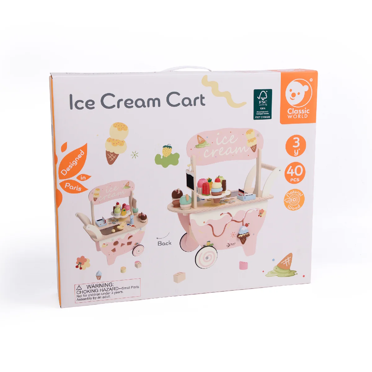 Classic World Ice Cream Cart - Image 9