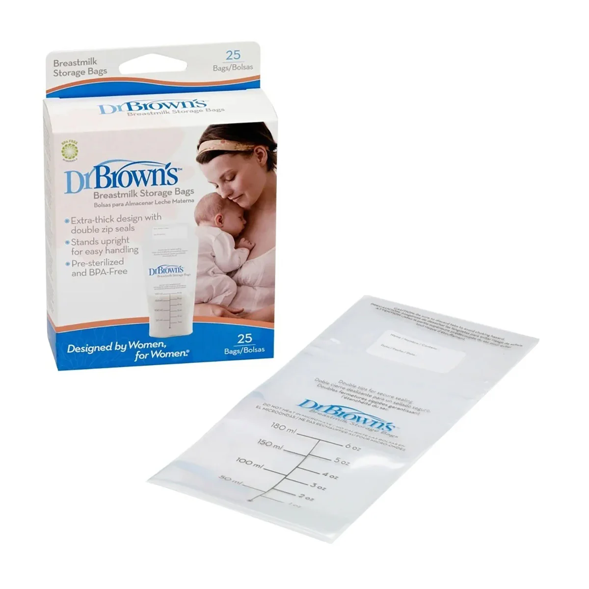 Dr Browns Breastmilk Storage Bags - Image 2