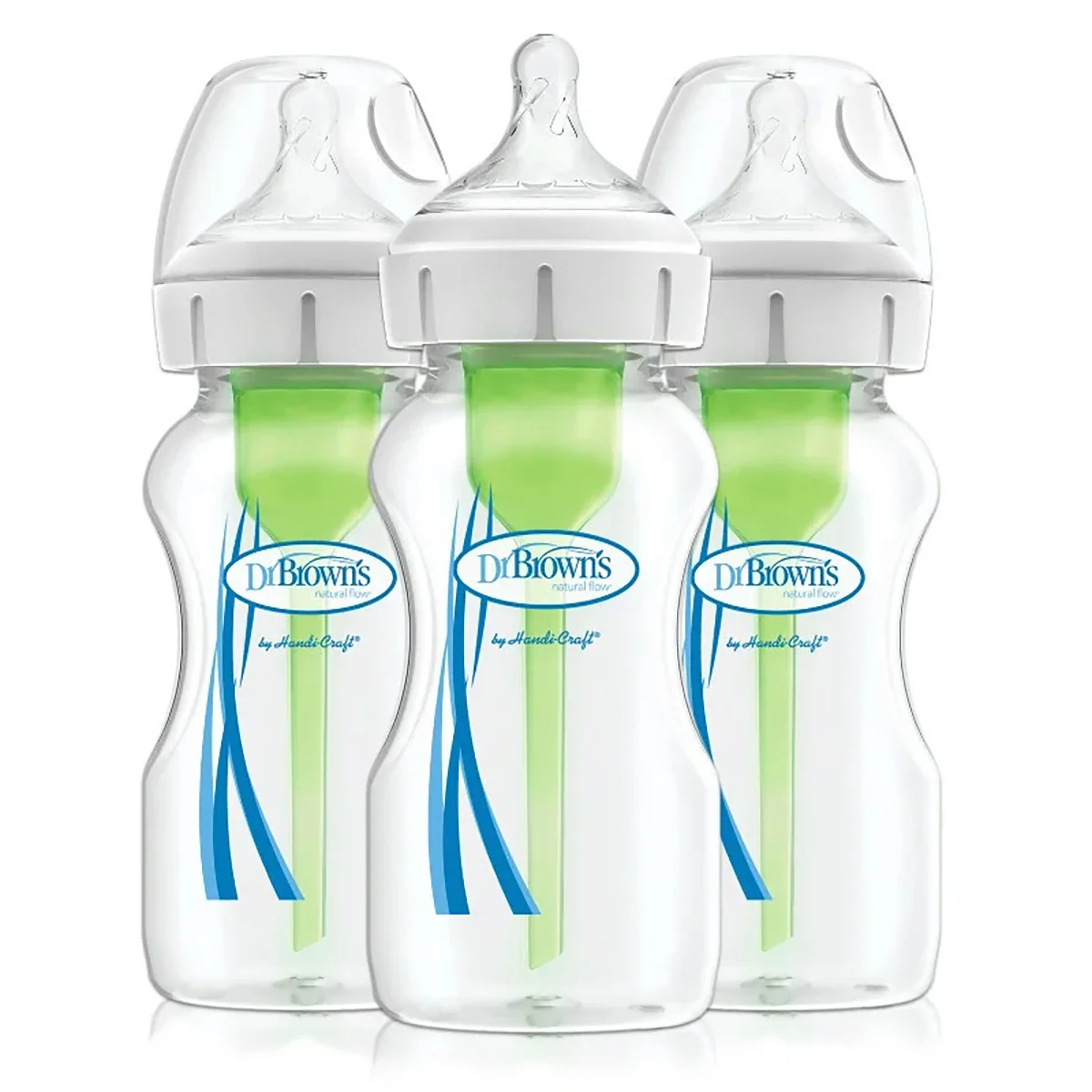 Dr Browns Options+ Feeding Bottle 270ml Wide Neck - 3 Pack