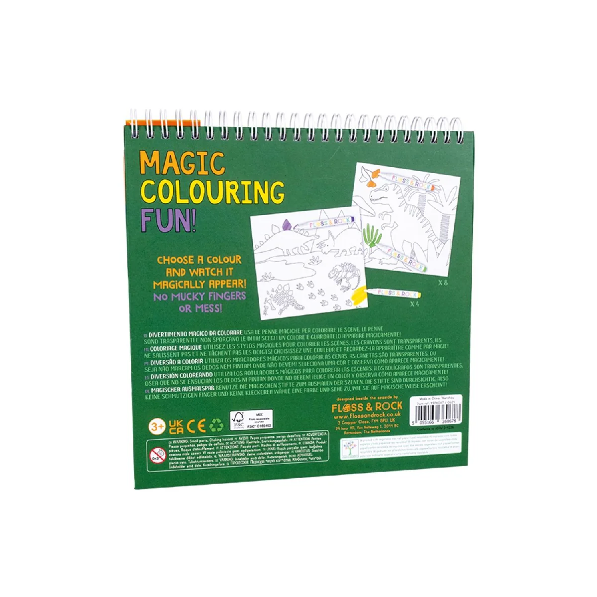 Floss & Rock Dinosaur - Magic Colouring Fun - Image 3