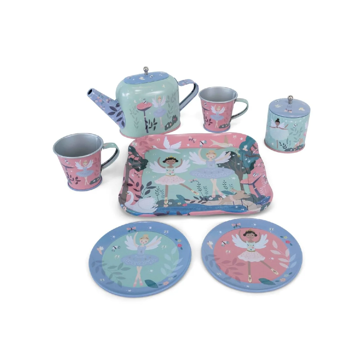 Floss & Rock Enchanted - 9 Piece Tin Tea Set - Image 2