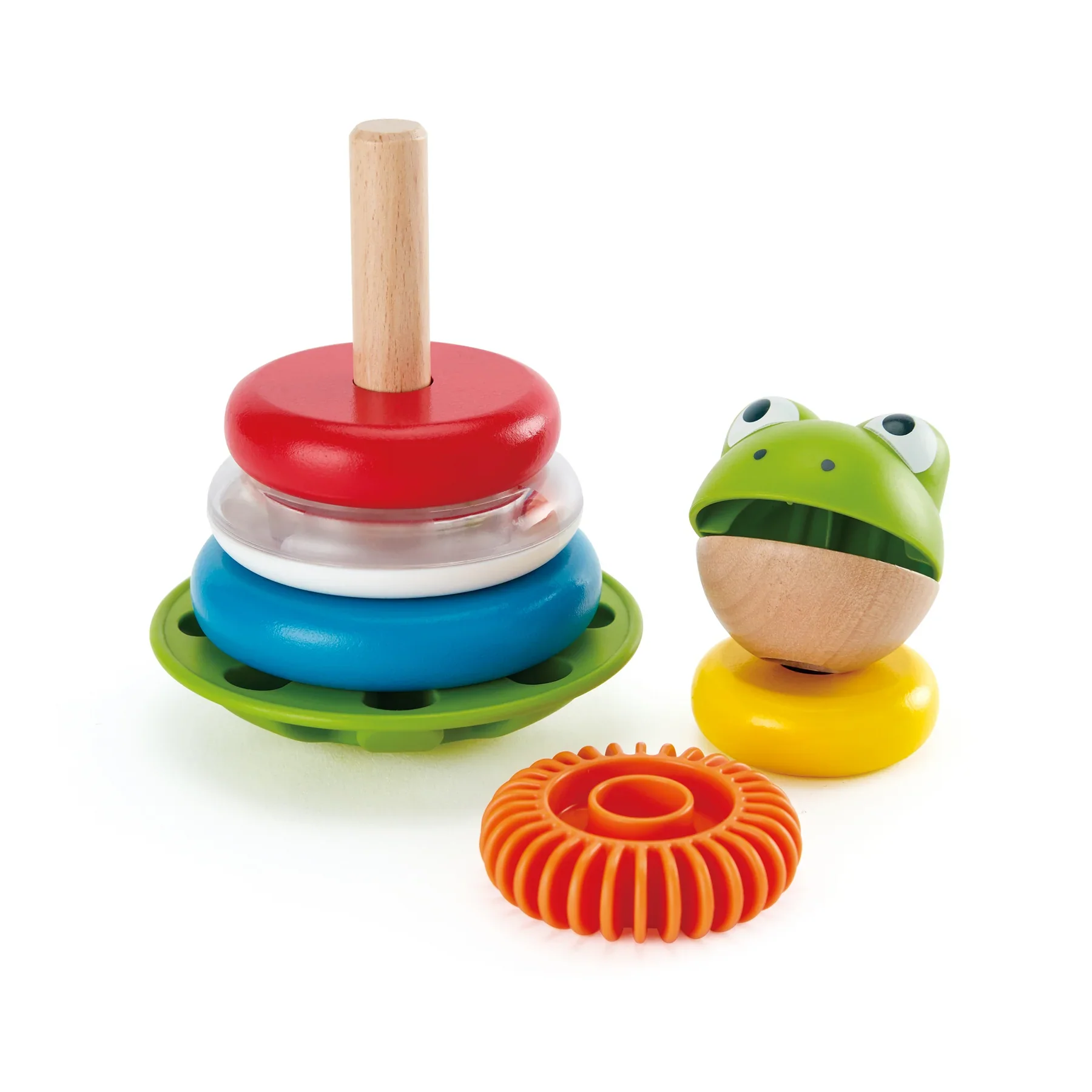 Hape Mr Frog Stacking Rings - Image 5