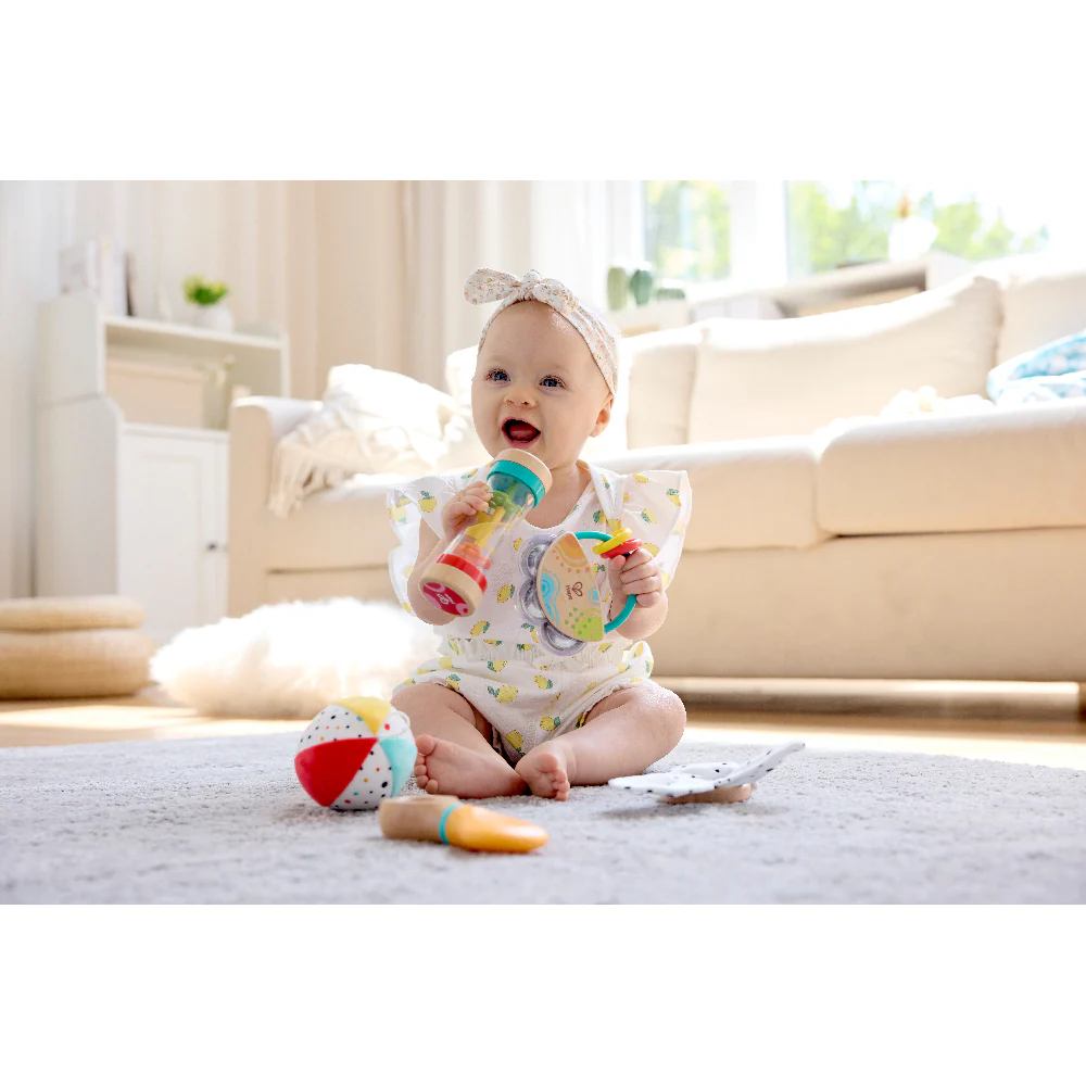 Hape Play Essentials 5 in 1 Baby Sensory Set - Image 13