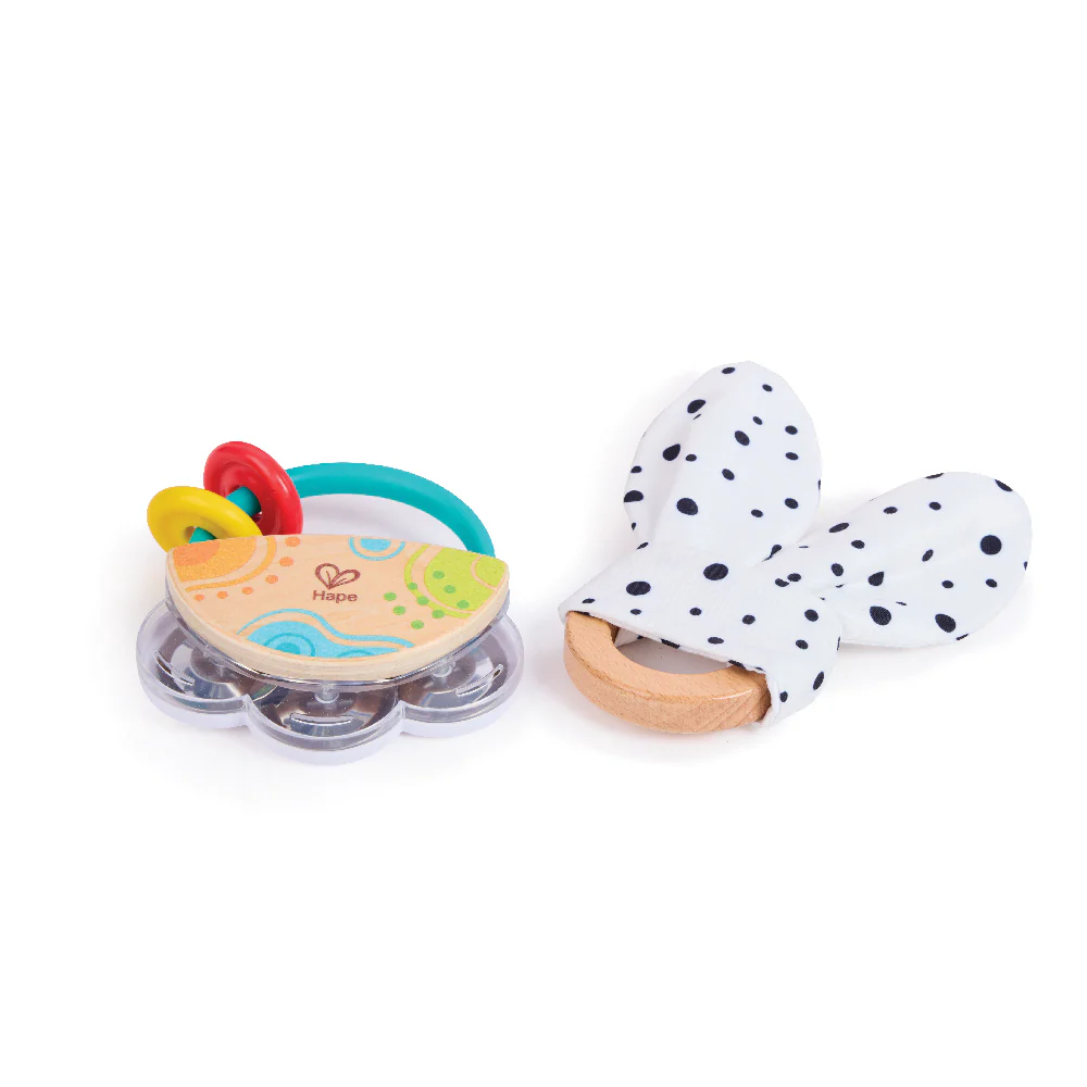 Hape Play Essentials 5 in 1 Baby Sensory Set - Image 6