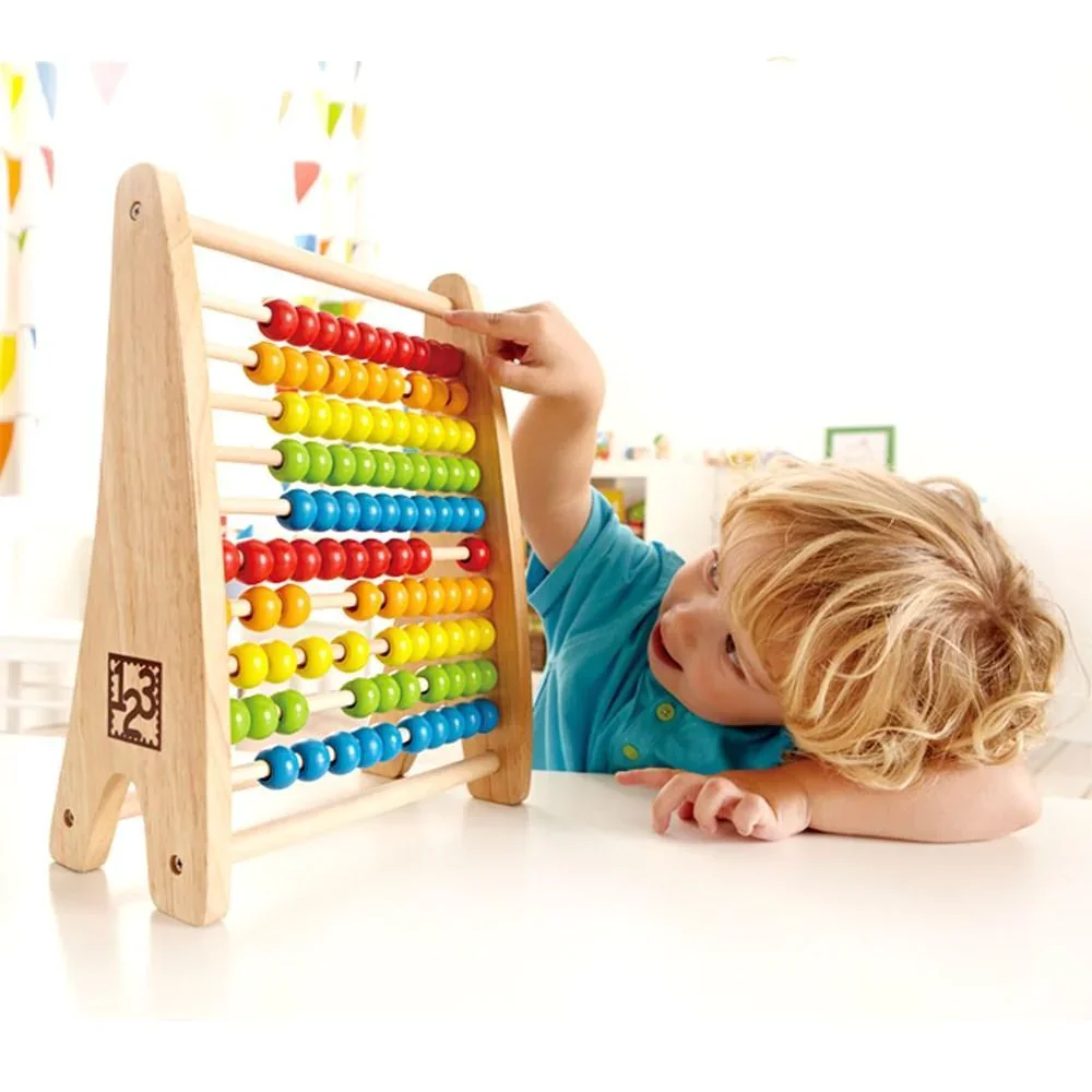 Hape Rainbow Bead Abacus - Image 2