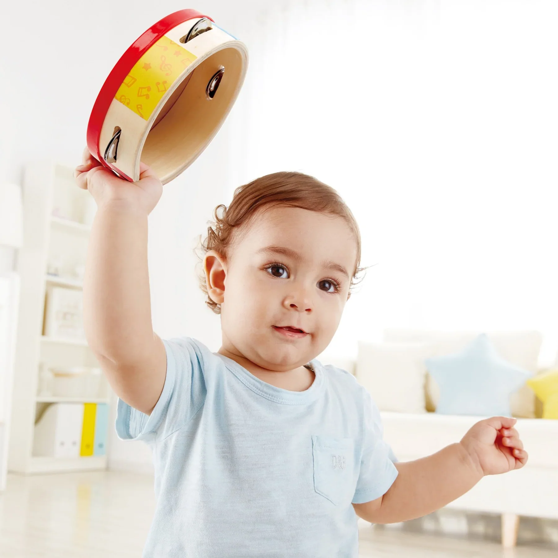 Hape Tap Along Tambourine - Image 3