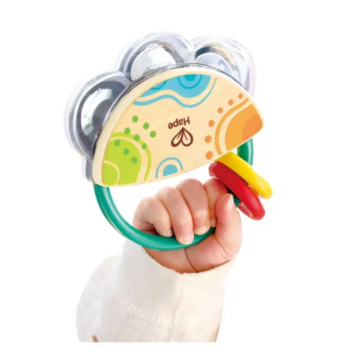 Hape Wooden Tambourine - Image 4