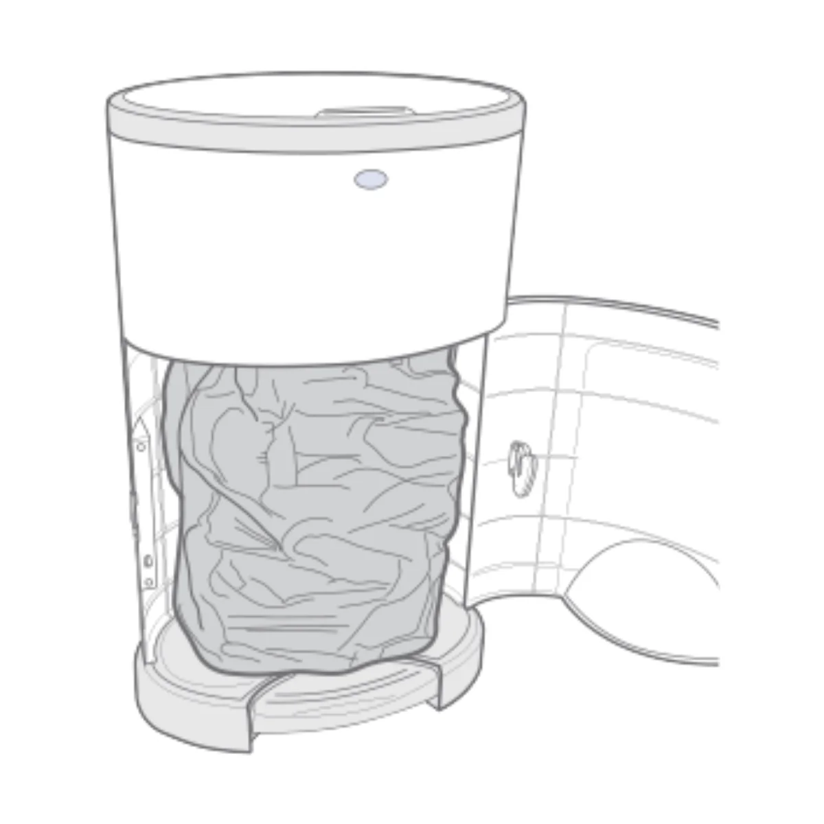 Korbell Mini Nappy Bin Refill 9L - 3 Pack - Image 2