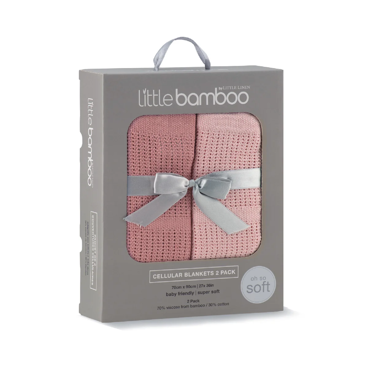 Little Bamboo Cellular Blanket - 2 Pack - Image 5