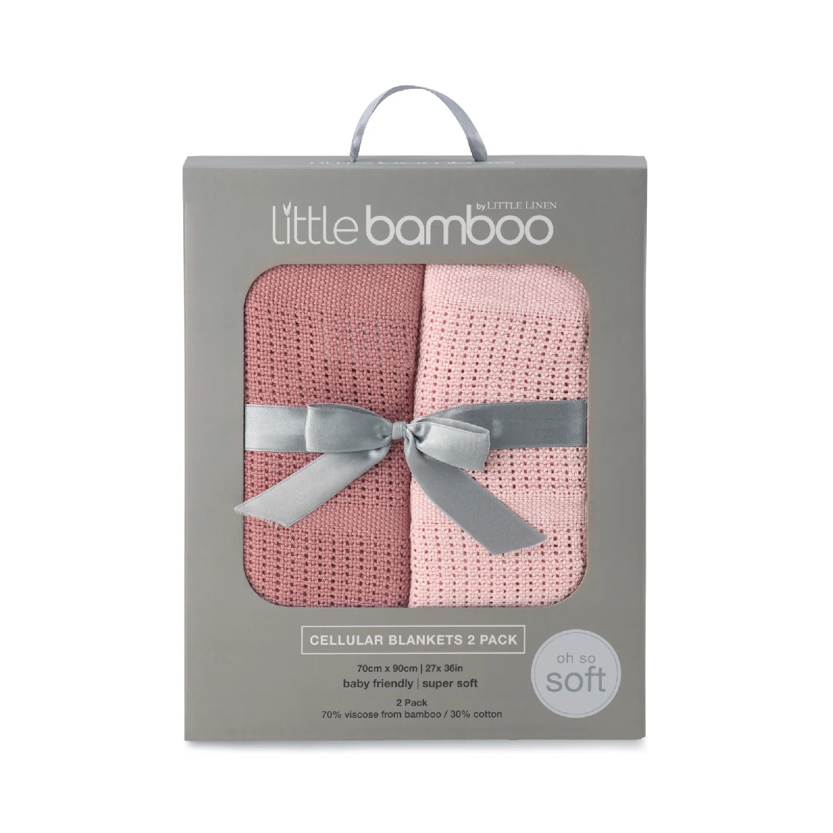 Little Bamboo Cellular Blanket - 2 Pack - Image 6