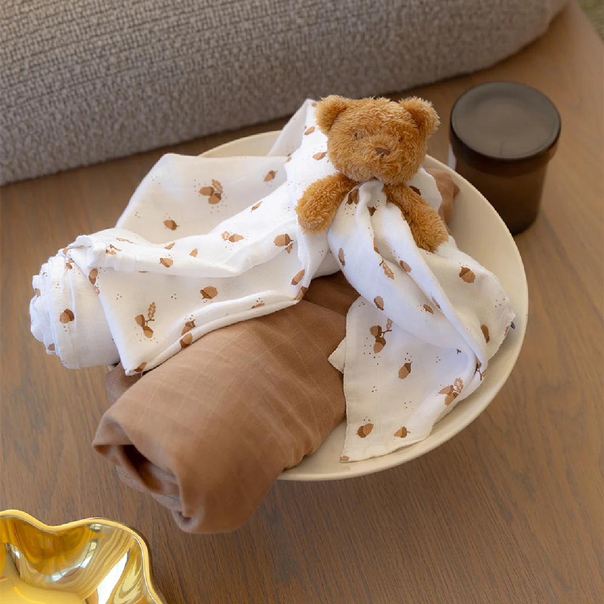 Little Bamboo Lovie/Comforter Teddy Bear - Image 3
