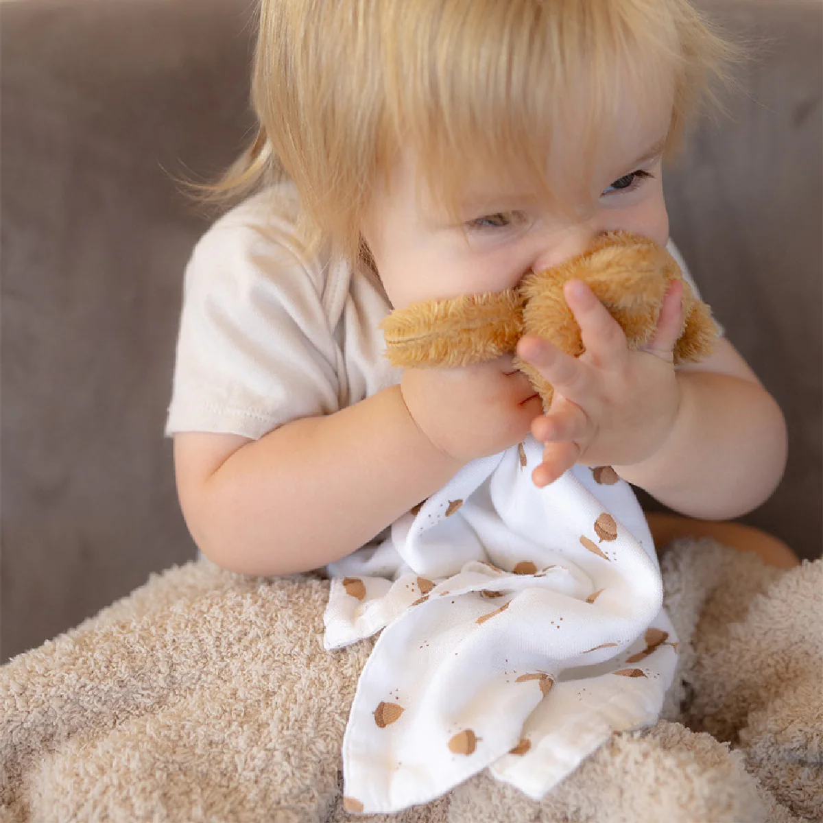 Little Bamboo Lovie/Comforter Teddy Bear - Image 4