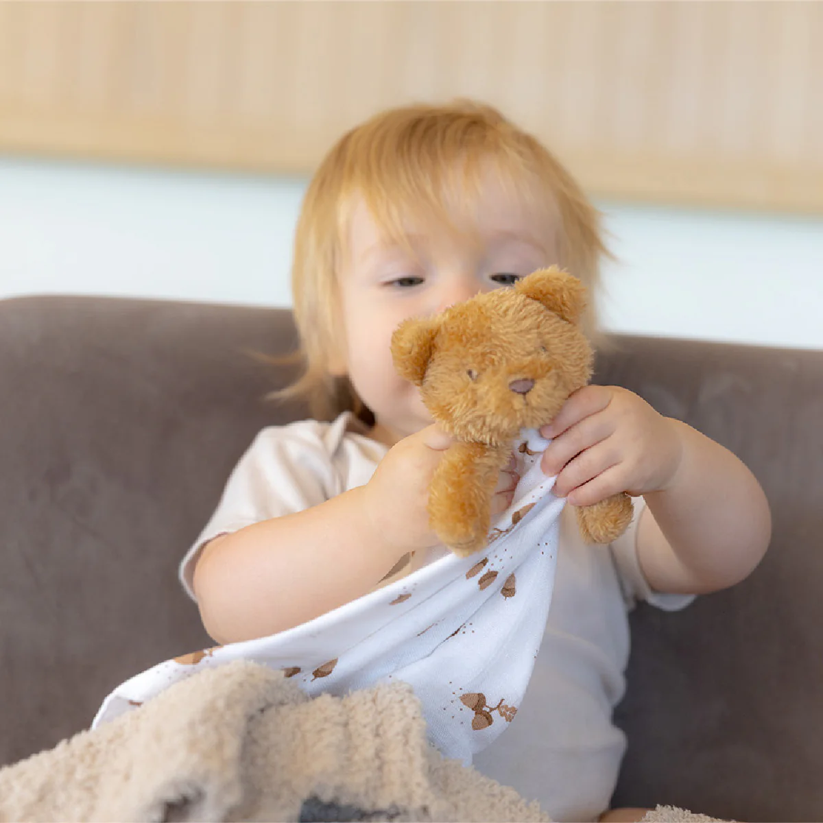 Little Bamboo Lovie/Comforter Teddy Bear - Image 7