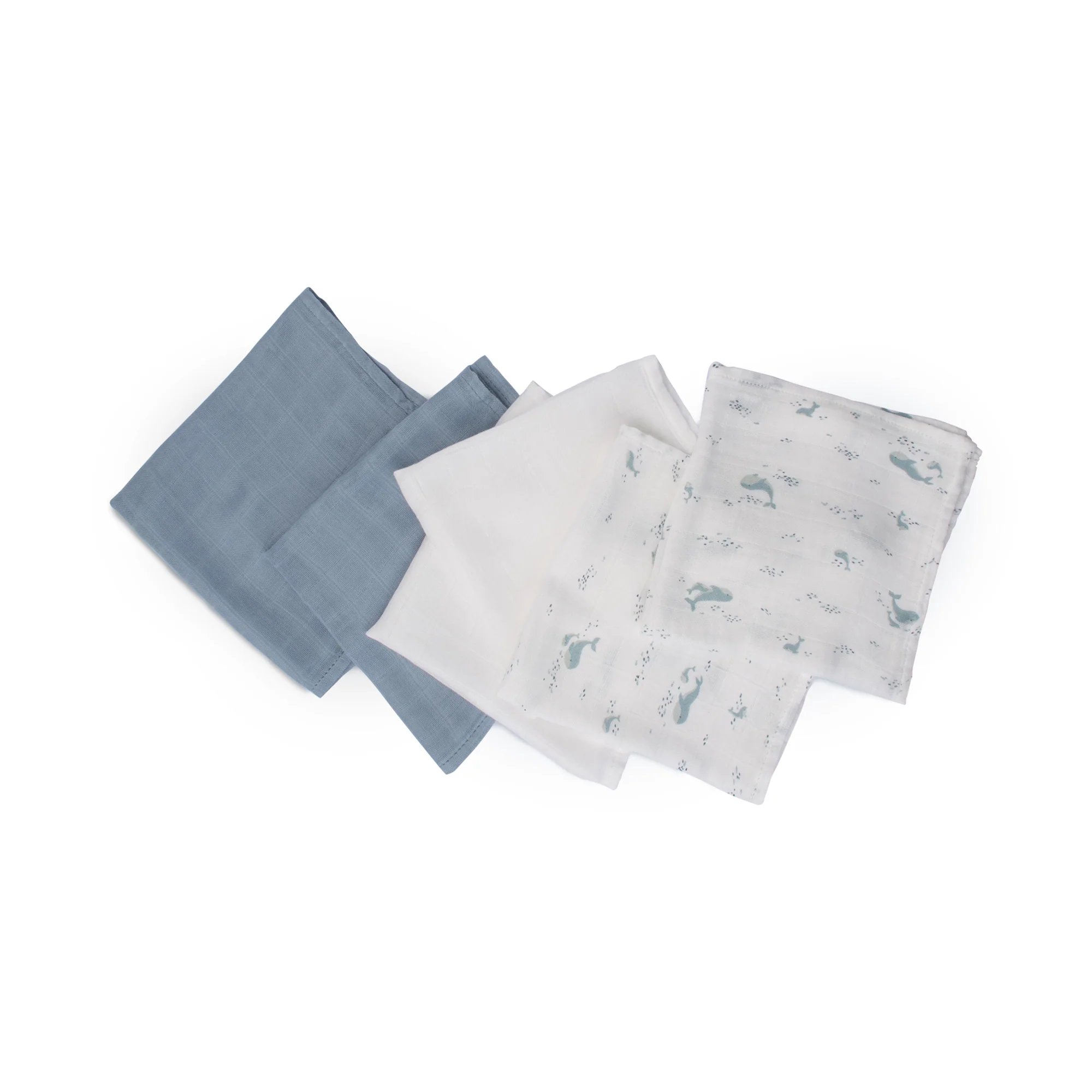 Little Bamboo Muslin Washers 6pk
