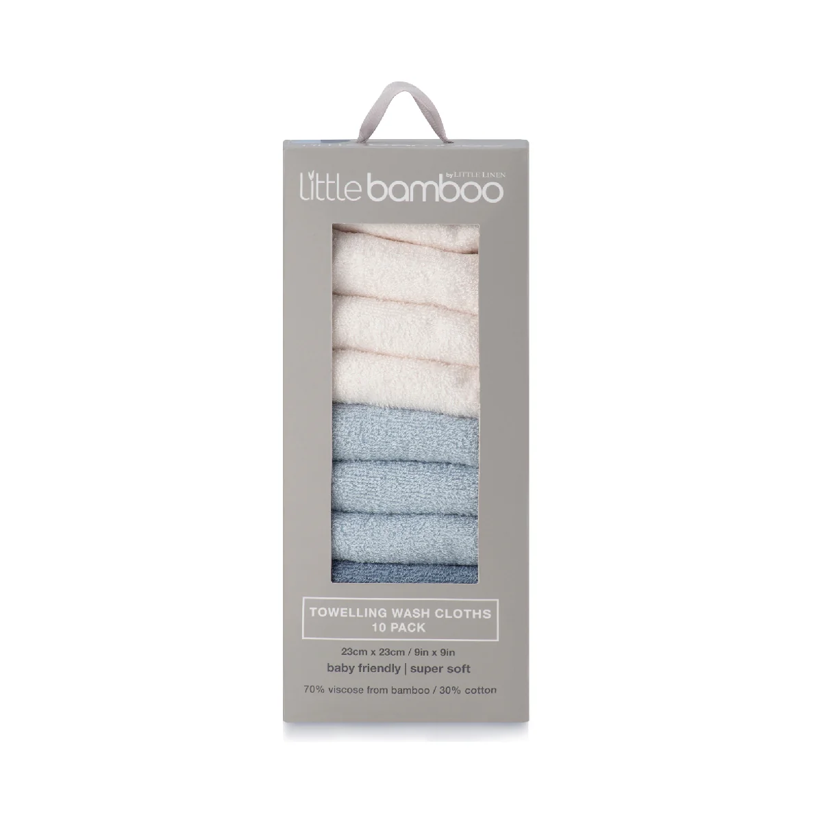 Little Bamboo Towelling Washer 10pk - Image 5