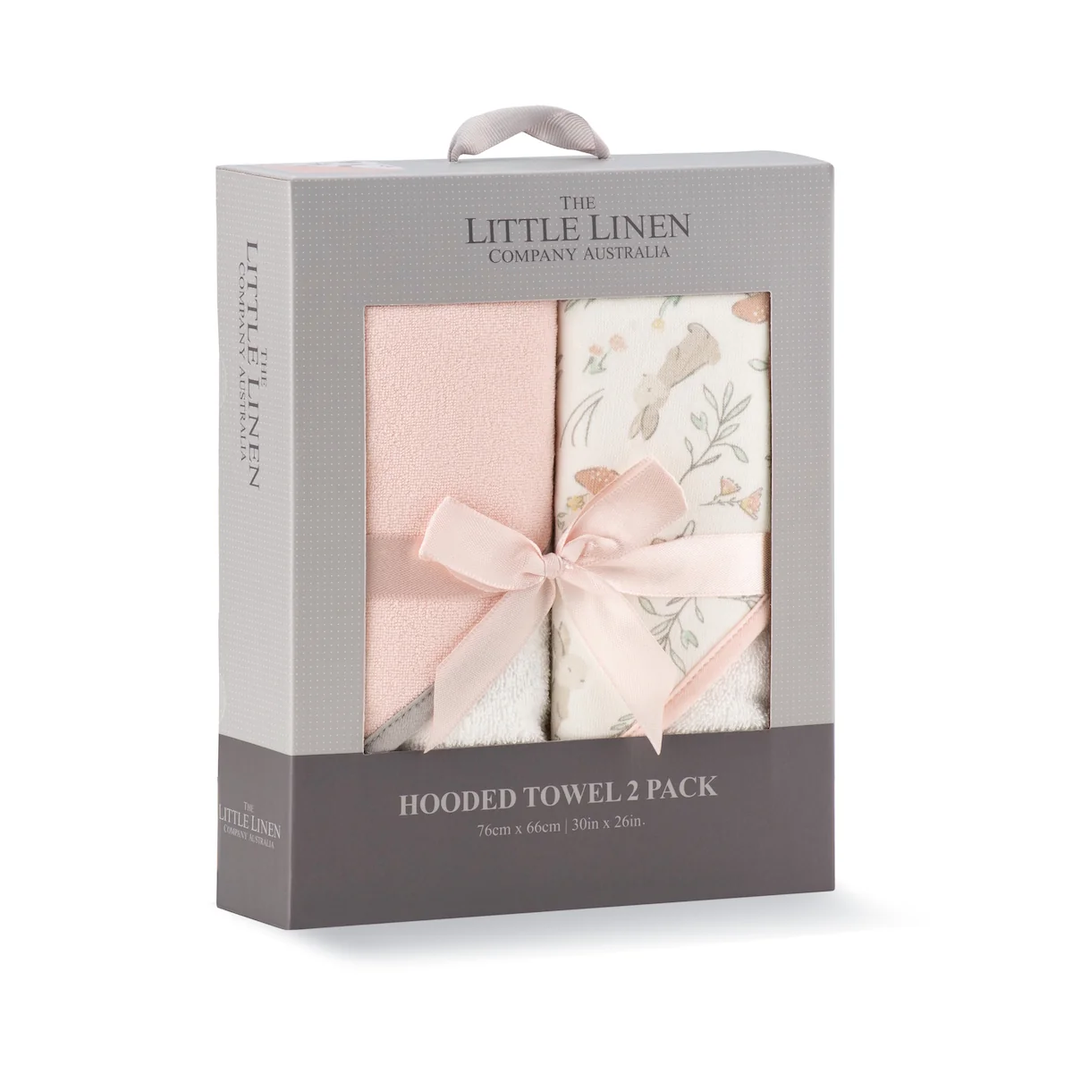 Little Linen Hooded Towel - 2 Pack - Image 6