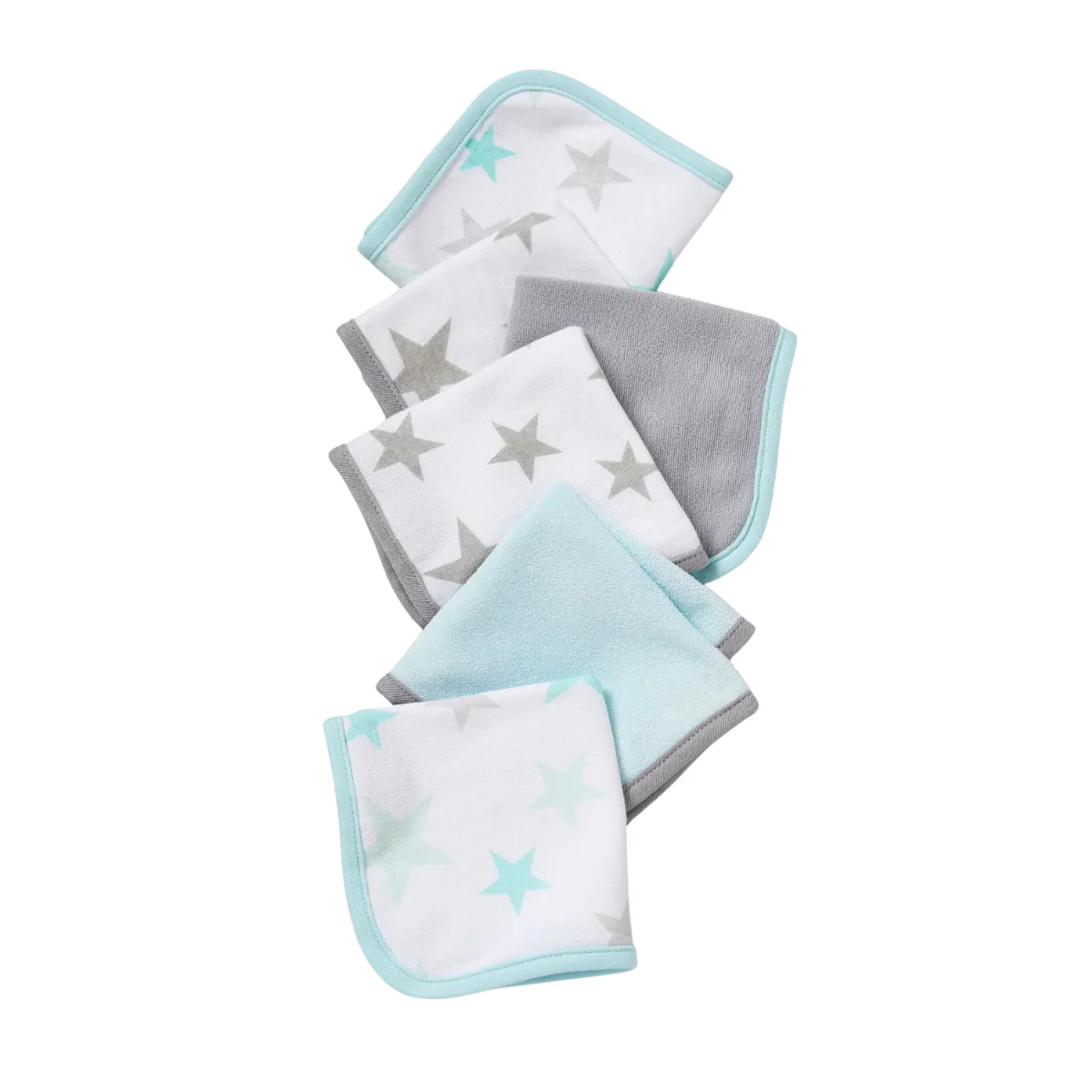 Little Linen Towelling Washcloth 6 Pack - Image 6