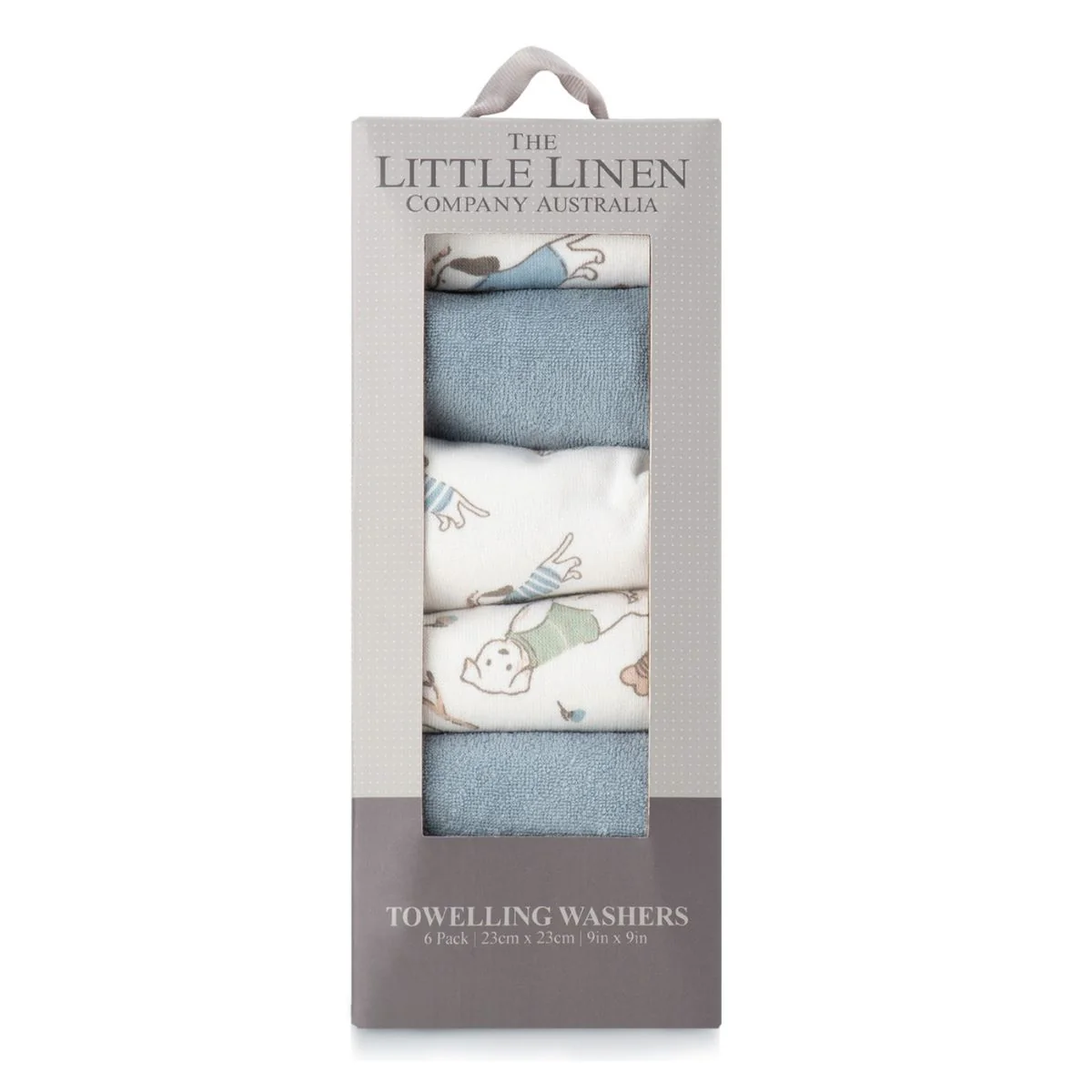 Little Linen Towelling Washer - 6 Pack