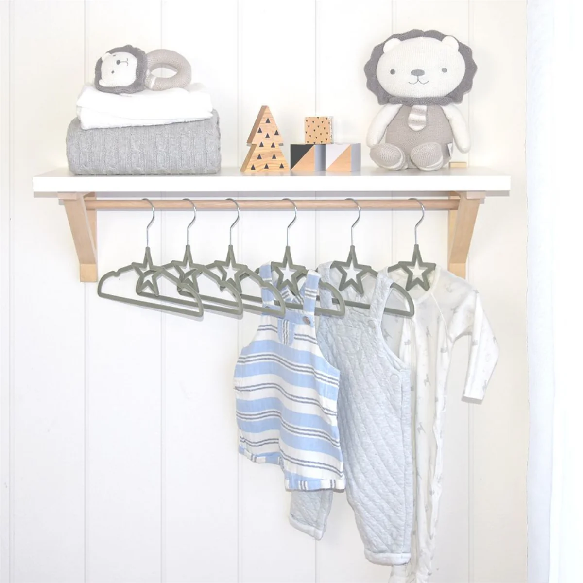 Living Textiles Baby Coat Hangers - 6 Pack - Image 2