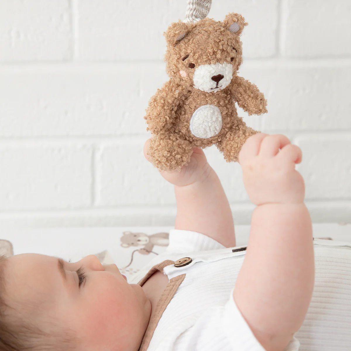 Living Textiles Cuddly Bears - Stroller Toy 2pk - Image 2