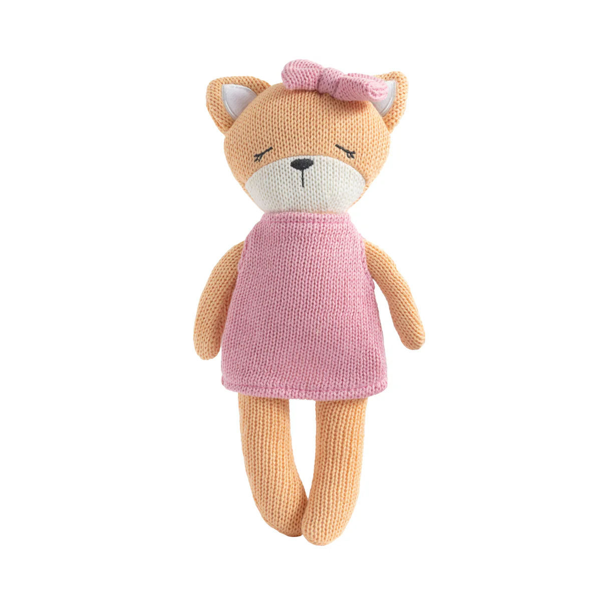 Living Textiles Frankie the Fox - Animal Knitted Toy
