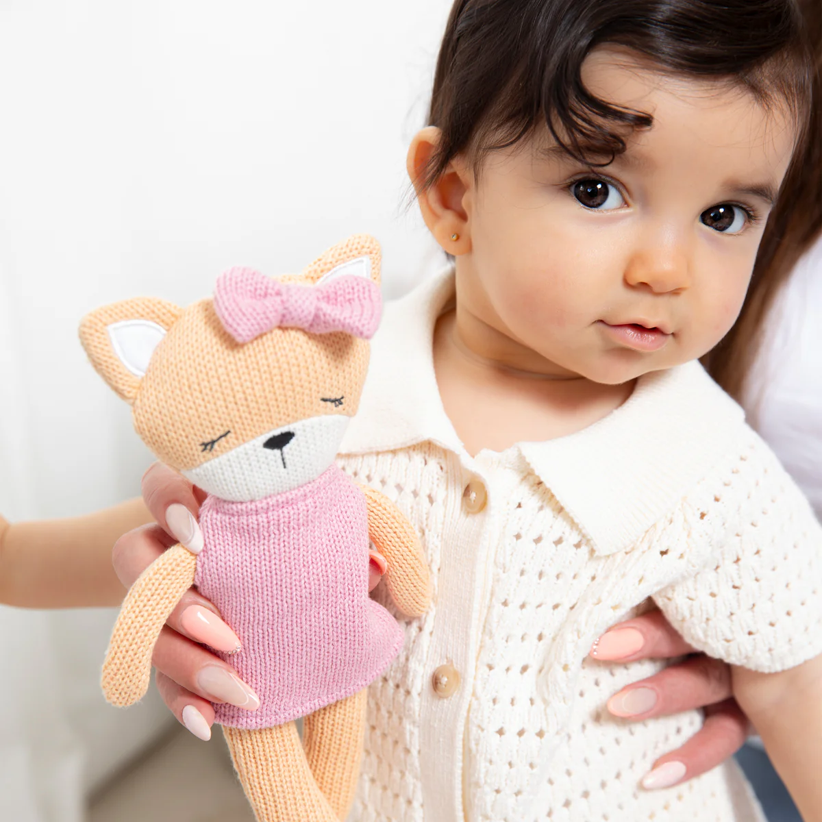 Living Textiles Frankie the Fox - Animal Knitted Toy - Image 2
