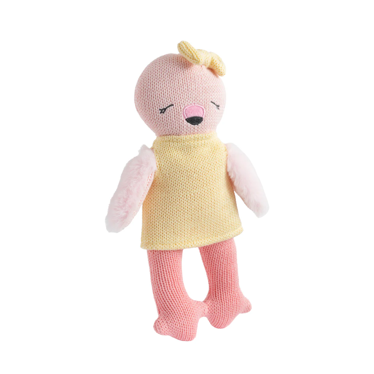 Living Textiles Freya the Flamingo - Animal Knitted Toy - Image 4