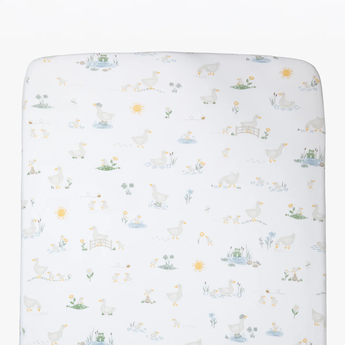 Living Textiles Goosey Goosey Jersey Cot Fitted Sheet 2pk - Image 4