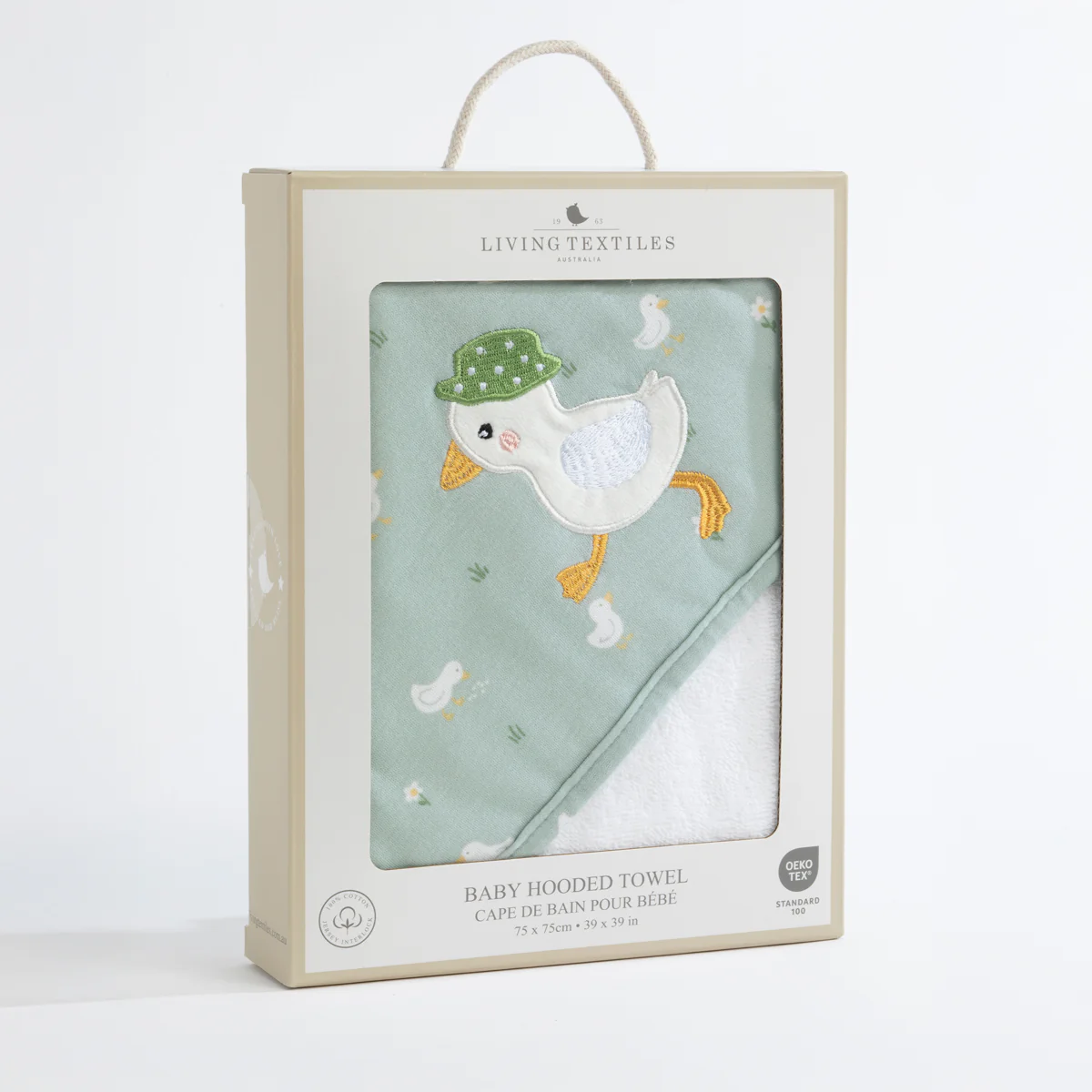 Living Textiles Goosey Goosey - Hooded Towel - Image 6