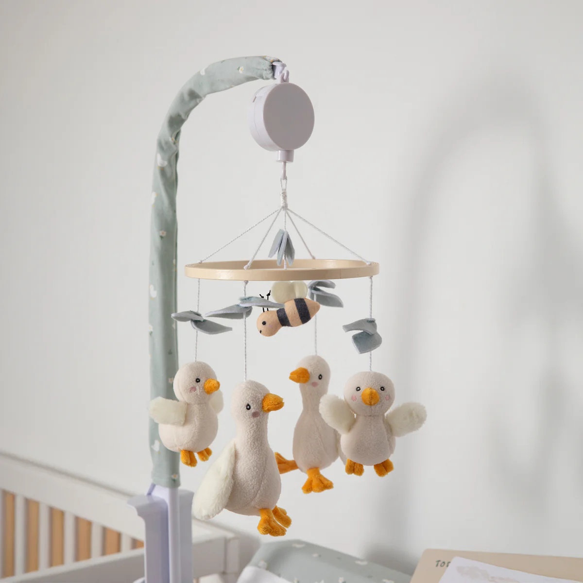 Living Textiles Goosey Goosey - Musical Mobile Set - Image 2