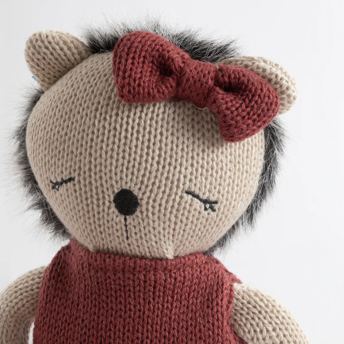 Living Textiles Helen the Hedgehog - Animal Knitted Toy - Image 2