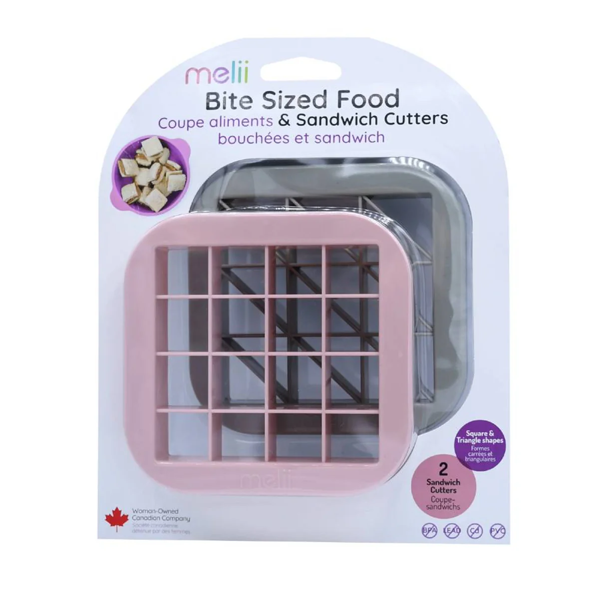 Melii Sandwich Cutter - Squares & Triangles - Image 7