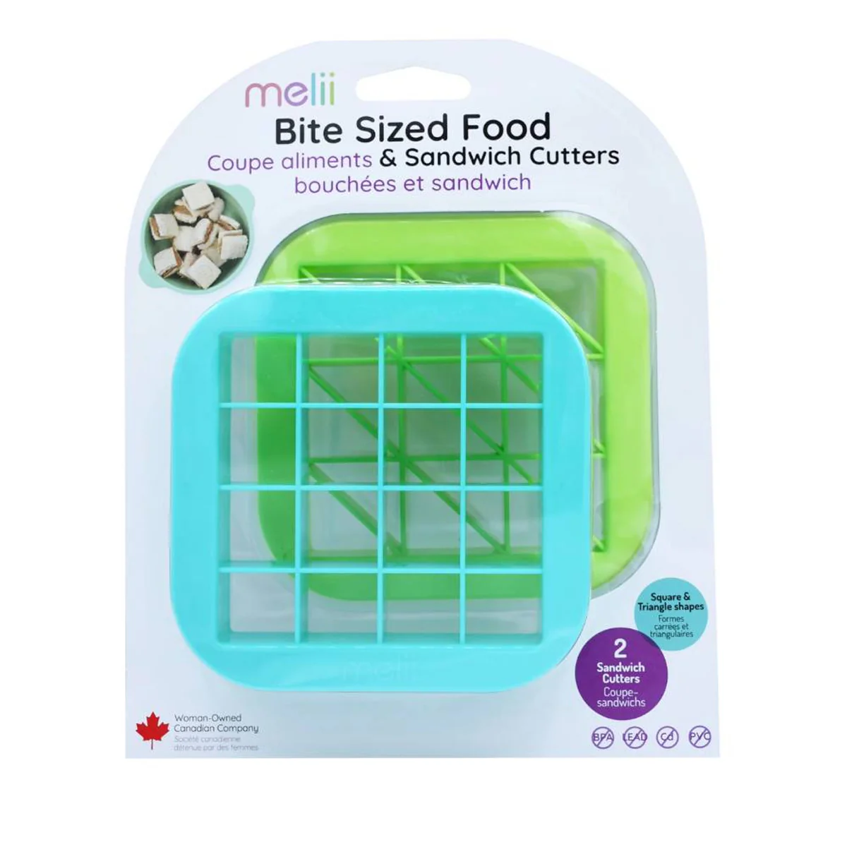 Melii Sandwich Cutter - Squares & Triangles - Image 8