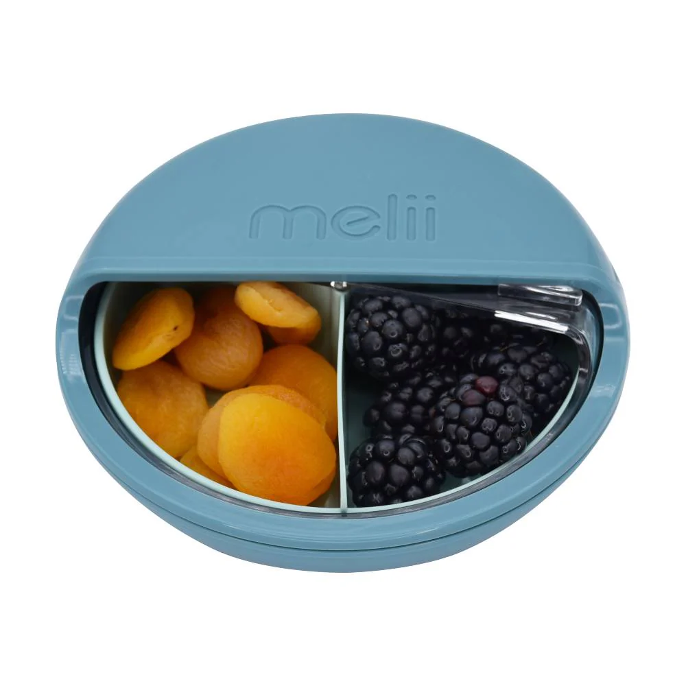 Melii Spin Snack Container - Luxe Blue - Image 2