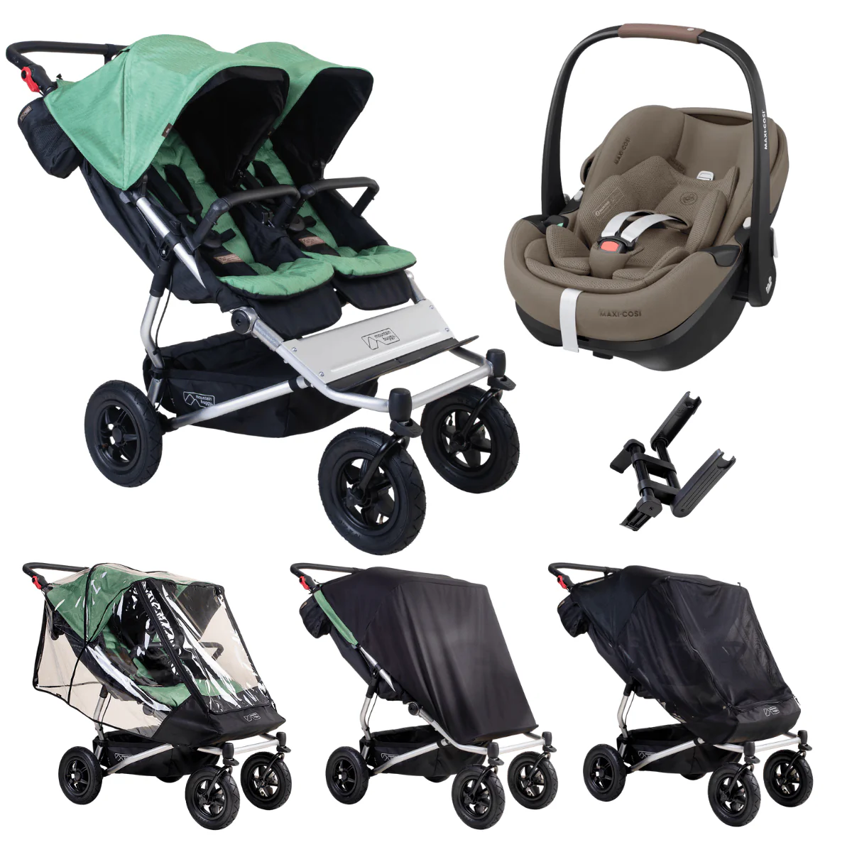 Mountain Buggy® duet™ + Maxi-Cosi Pebble 360 Pro² Travel System Bundle - Image 13