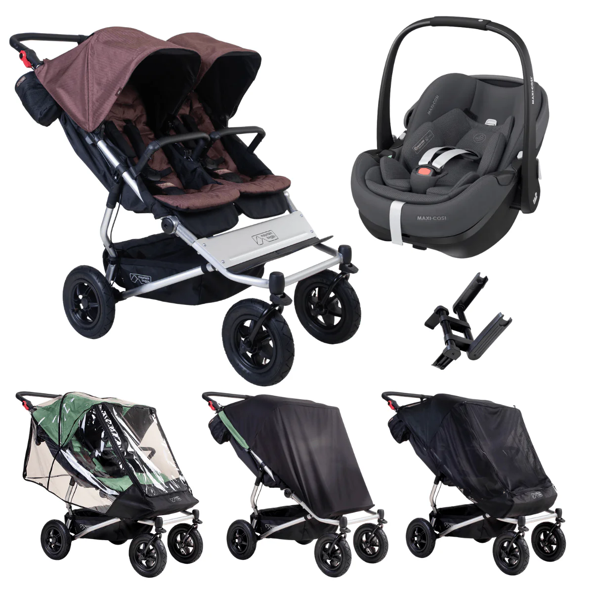Mountain Buggy® duet™ + Maxi-Cosi Pebble 360 Pro² Travel System Bundle - Image 21