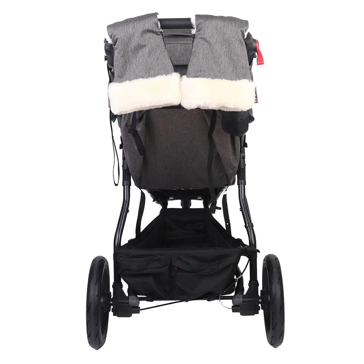 Mountain Buggy lambswool luxury handmuffs herringbone - Image 3