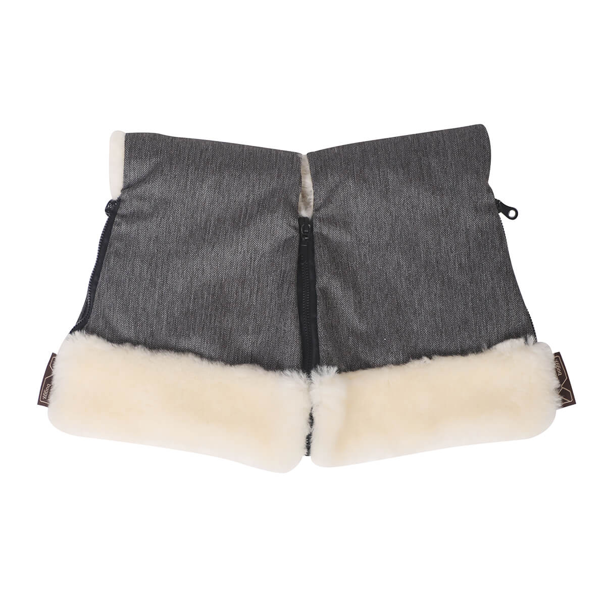 Mountain Buggy lambswool luxury handmuffs herringbone - Image 5