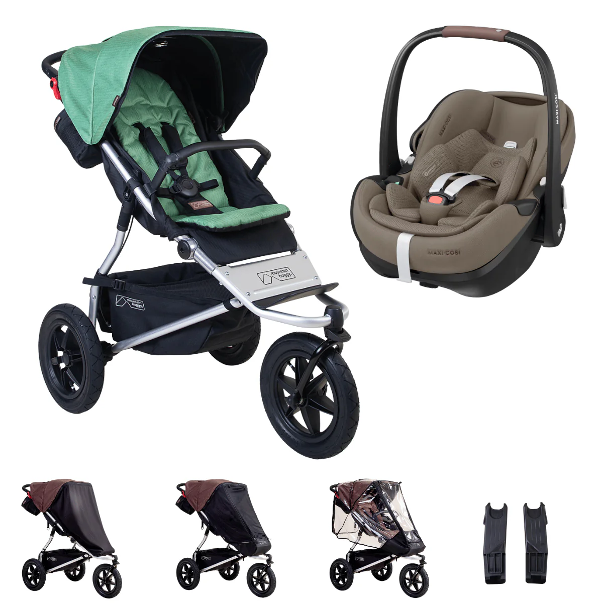 Mountain Buggy® urban jungle™ + Maxi-Cosi Pebble 360 Pro² Travel System Bundle - Image 9